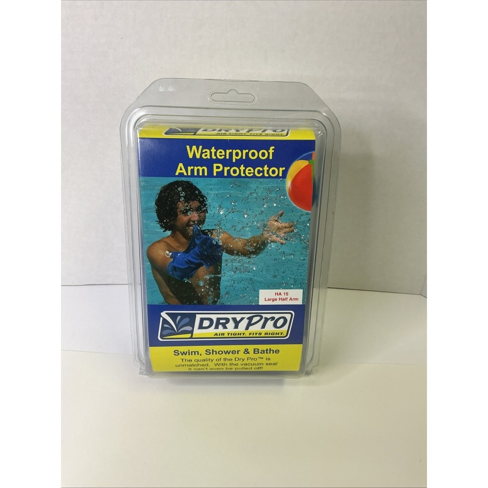 DRYPRO Waterproof Large Half Arm Protector Vacuum Seal Cast Wound Cover HA 15